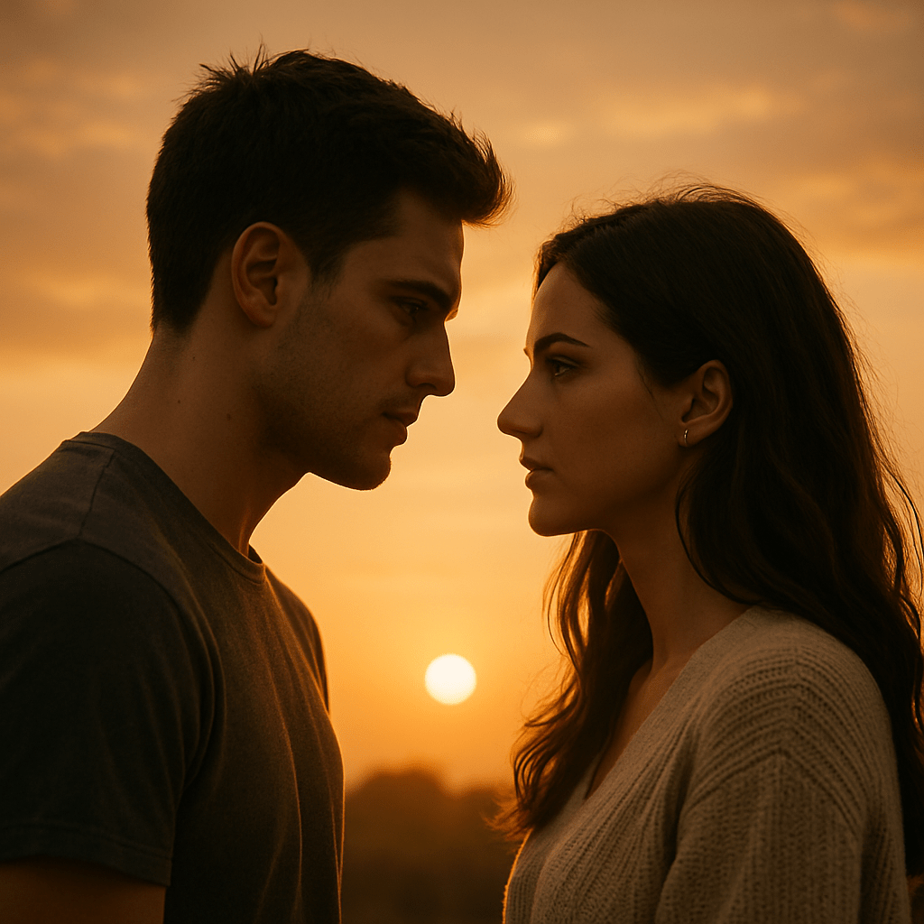 Abstract cover illustrating the balance between long-term stability and short-term attraction in relationships